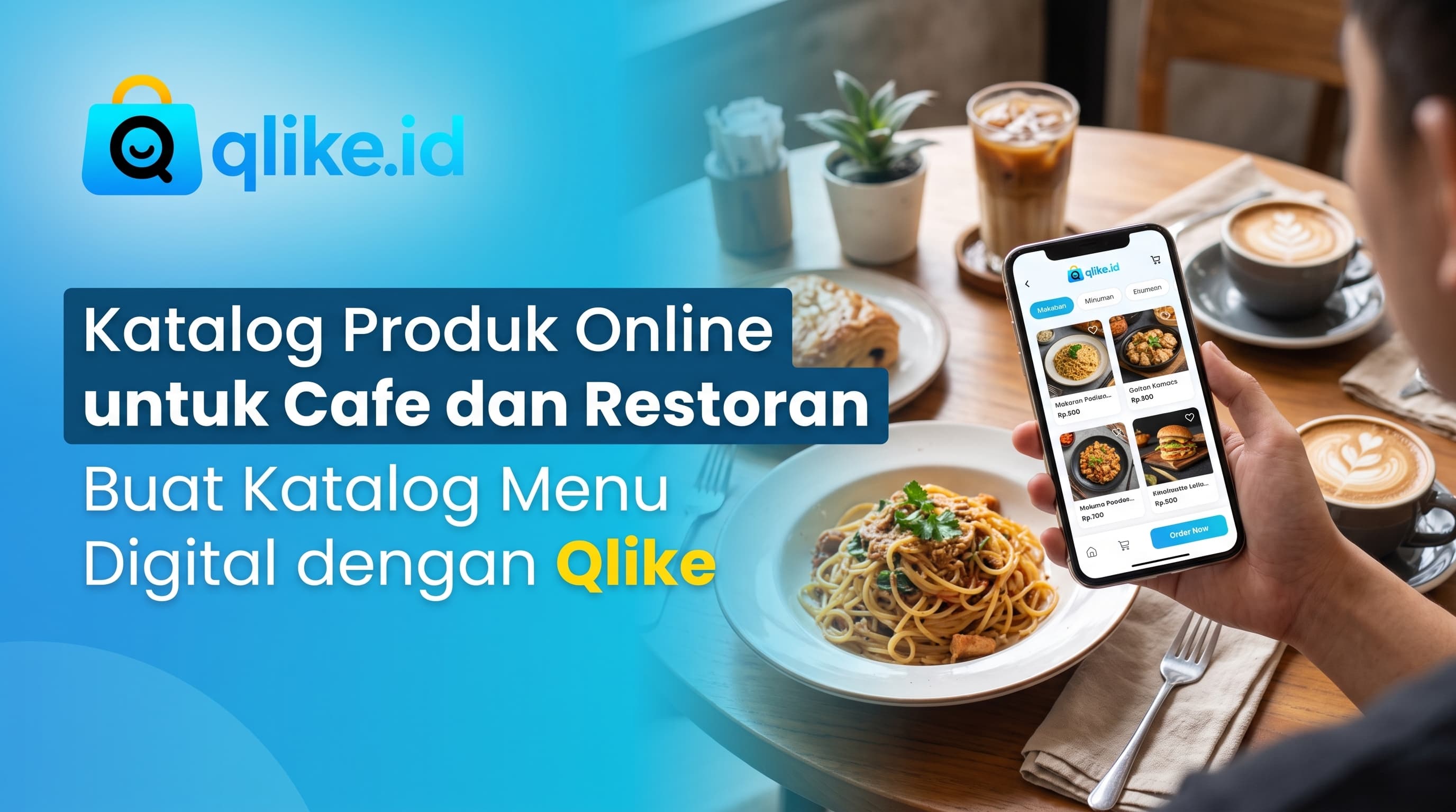 Katalog produk online untuk cafe dan restoran