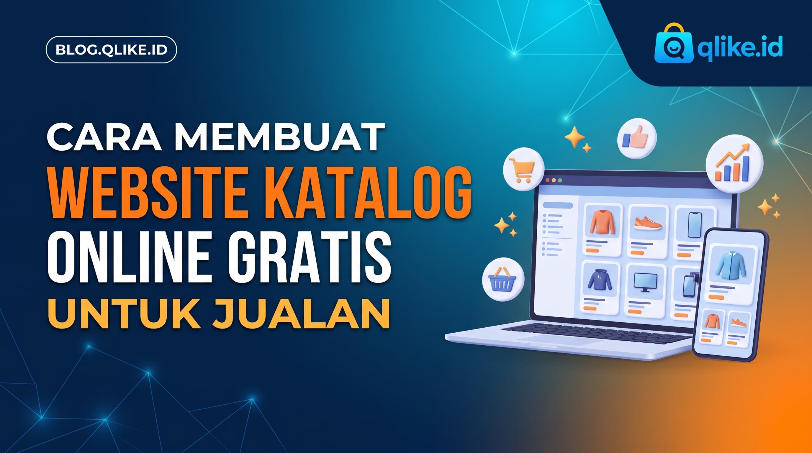 Cara membuat website katalog online gratis untuk jualan
