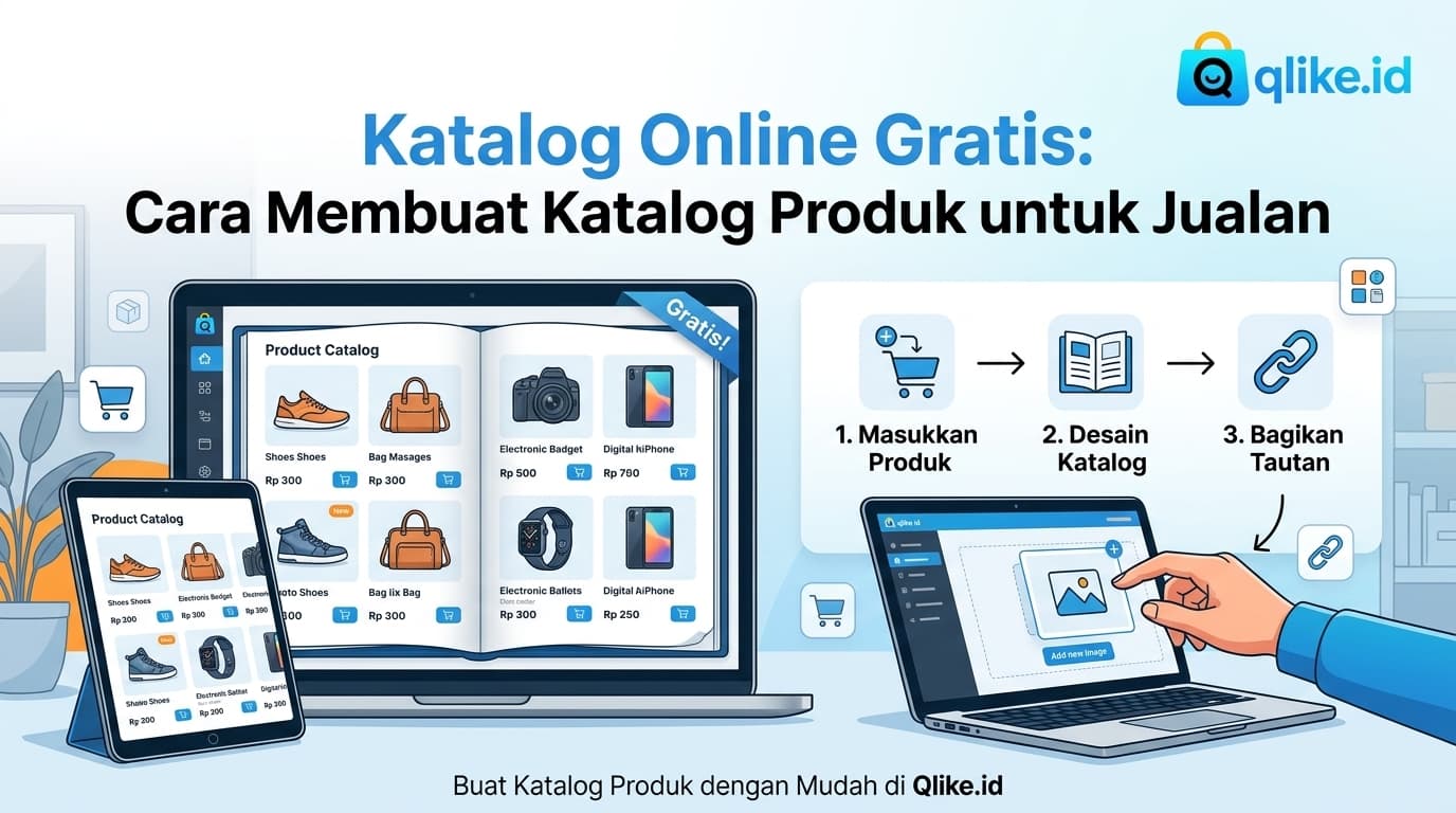 Katalog online gratis dapat membantu UMKM menampilkan produk dan membagikan satu link kepada customer. katalog online gratis untuk jualan